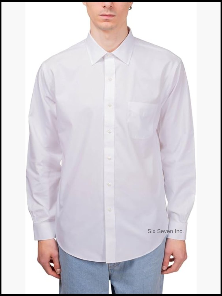 Non-Iron Ainsley Pinpoint Regular Dress Shirt Men's Button-Down